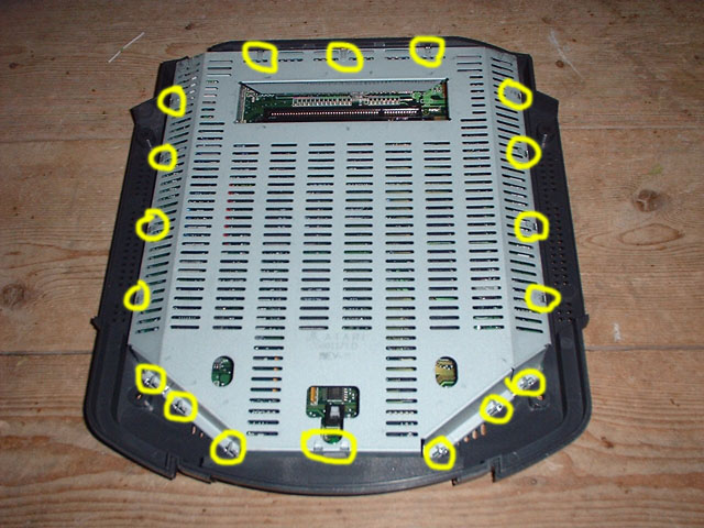 Picture showing the tabs on the sheilding