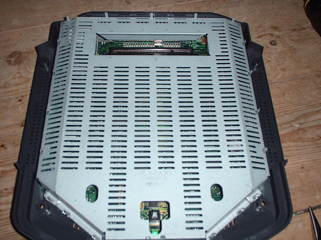 All the tabs bent to allow shield removal